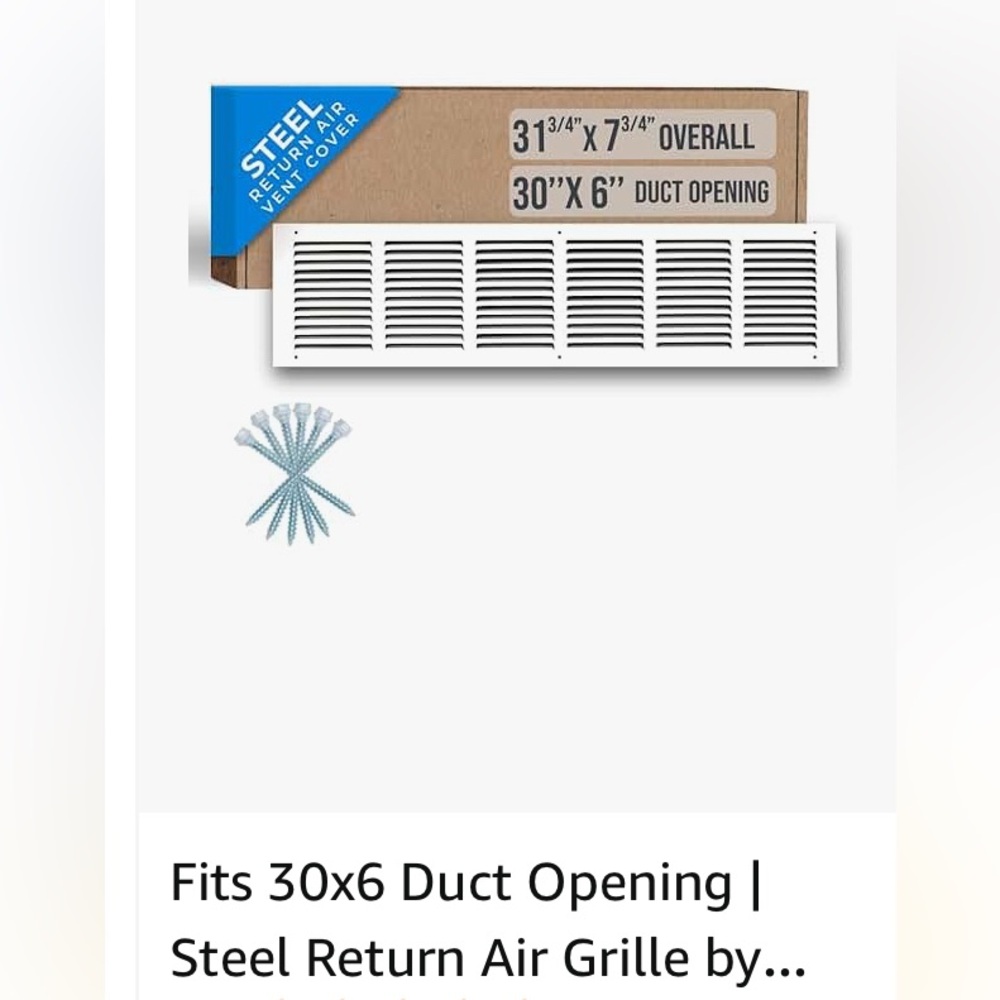 Steel Return Air Grille